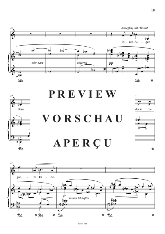 gallery: Acht frühe Lieder (Eight early songs) , ,  (Gesang + Klavier)