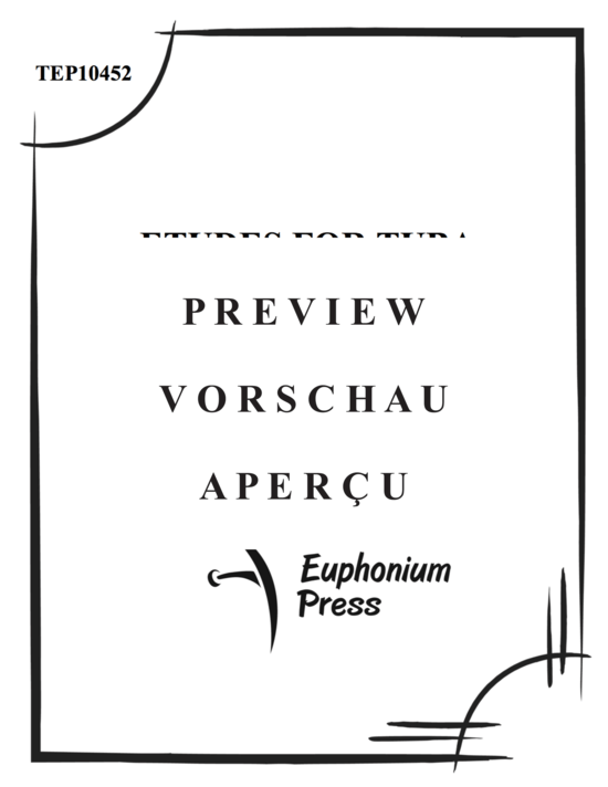 gallery: Etudes for Tuba Vol. 1 , , (Tuba Solo)