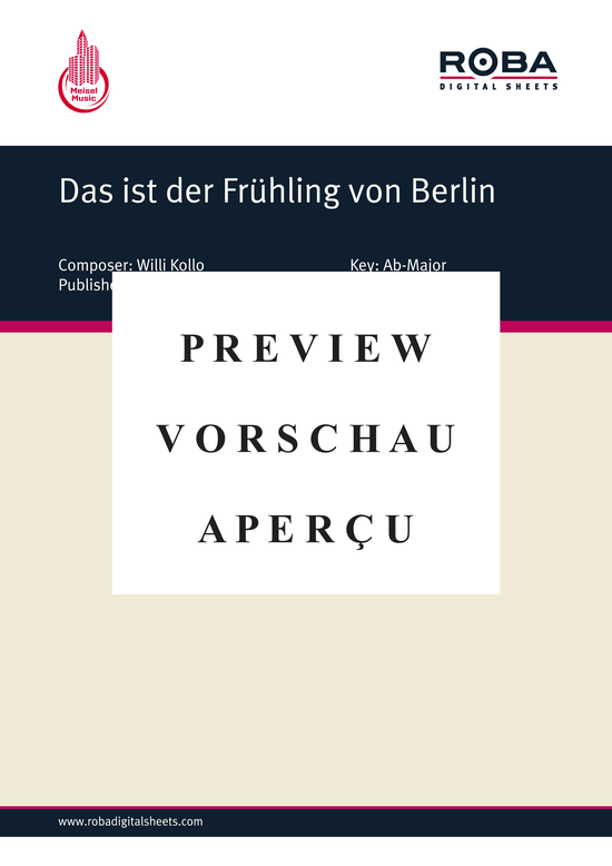 gallery: Das ist der Frühling von Berlin , 	, (Klavier + Gesang)