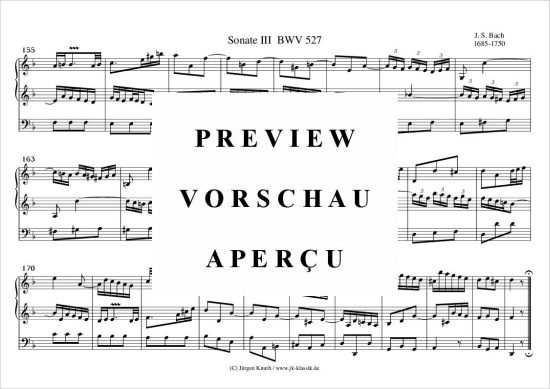 gallery: Sonate Nr.3 BWV 527 , , (Orgel Solo)