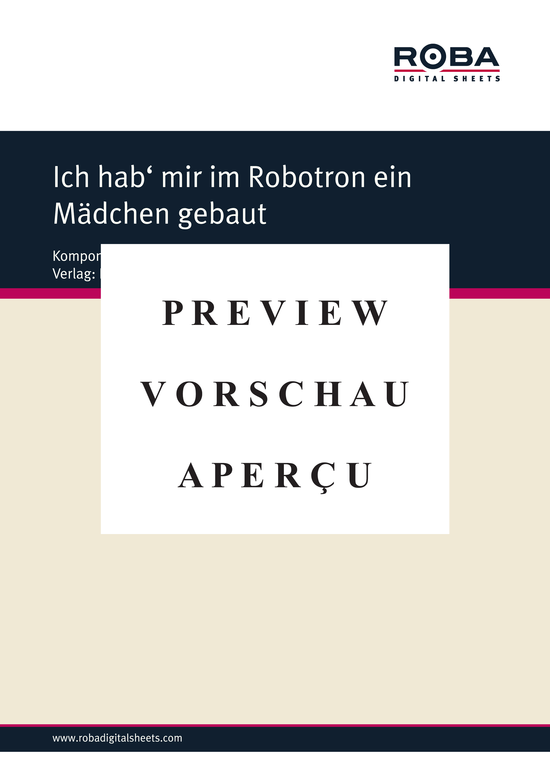 gallery: Ich hab mir im Robotron ein Mädchen programmiert , , (Klavier + Gesang)