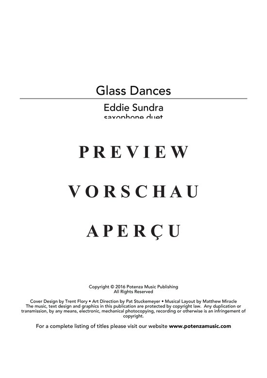 gallery: Glass Dances , , (Saxophone Duett)