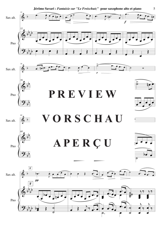 gallery: Phantasie über Der Freischütz , , (Alt-Saxophon+ Klavier)