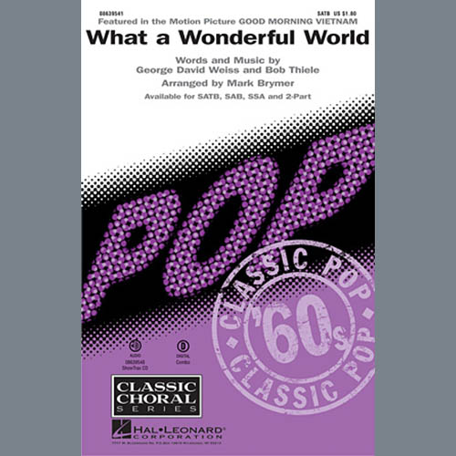 Product picture to: What A Wonderful World (arr. Mark Brymer)