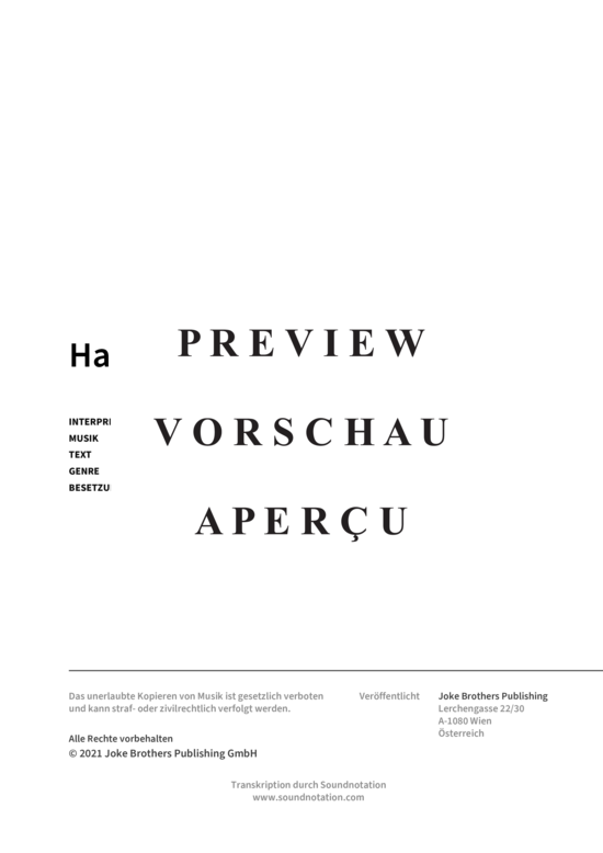 gallery: Ham kummst (Alt-Saxophon in Es Solo) , Speer, Seiler und,  (leadsheet)