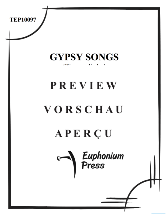 gallery: Gypsy Songs , , (Euphonium + Klavier)