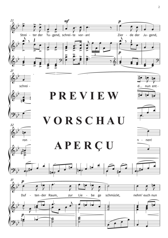 gallery: Brautchor - aus der romantischen Oper Lohengrin , , (Gesang + Klavier)