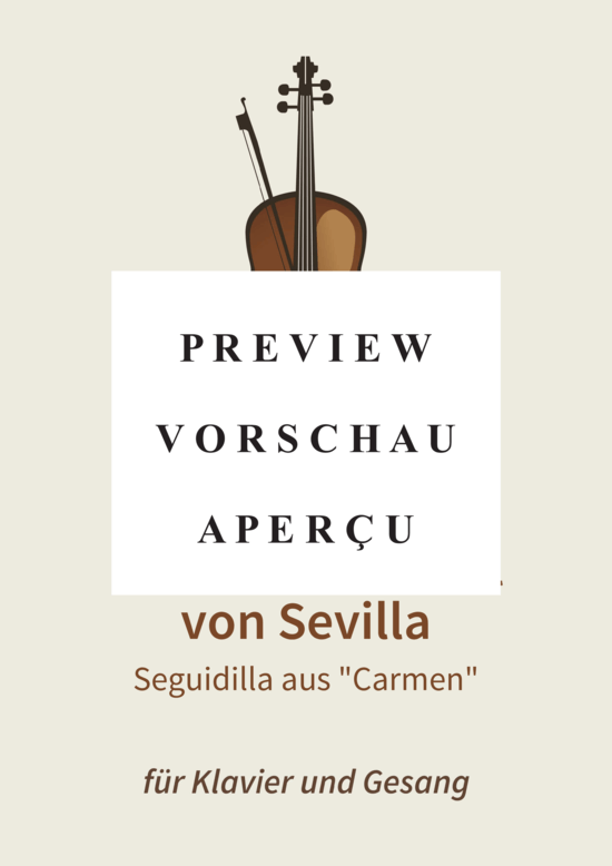 gallery: Draußen am Wall von Sevilla - Seguidilla aus Carmen , , (Gesang + Klavier)