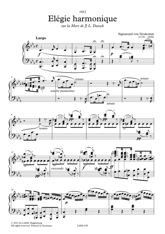 Elégie harmonique 