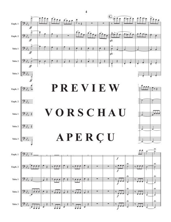 gallery: Movement 1 from Symphony No. 5 , , (2x Euphonium/Bariton, 3x Tuba)