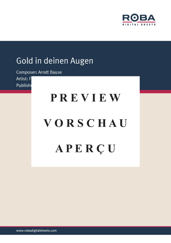 gallery: Gold in deinen Augen , , (Gesang)