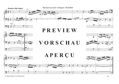 gallery: Herzlich tut mich verlangen (Choral mit 7 Partiten) , ,  (Orgel/Cembalo/Klavier Solo)