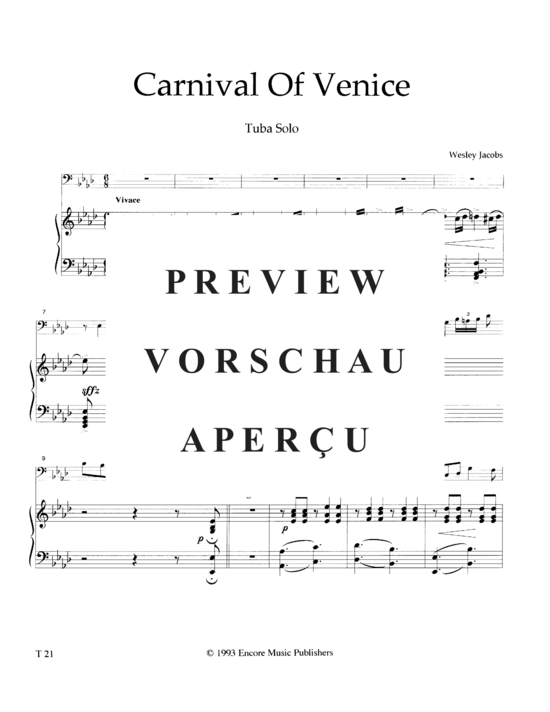 gallery: Carnival of Venice , , (Tuba + Klavier)