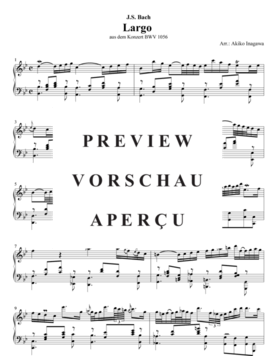 Largo aus dem Konzert BWV 1056 