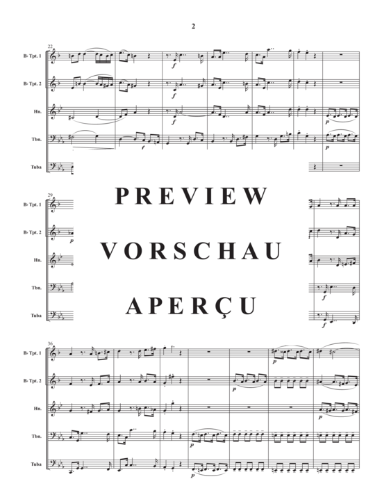 gallery: Adagio and Fugue in c minor , , (Blechbläser Quintett)