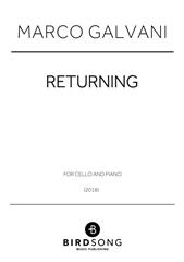 cover: Returning, Marco Galvani, Klavier, Violoncello