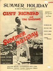 cover: Summer Holiday, Cliff Richard, Gesang, Gitarre, Klavier