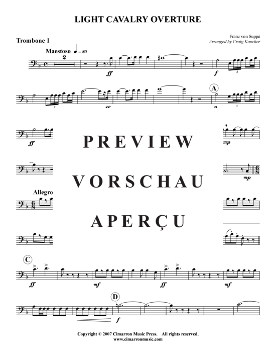 gallery: Ouvertüre Leichte Kavalerie , , (Blechbläserquartett)