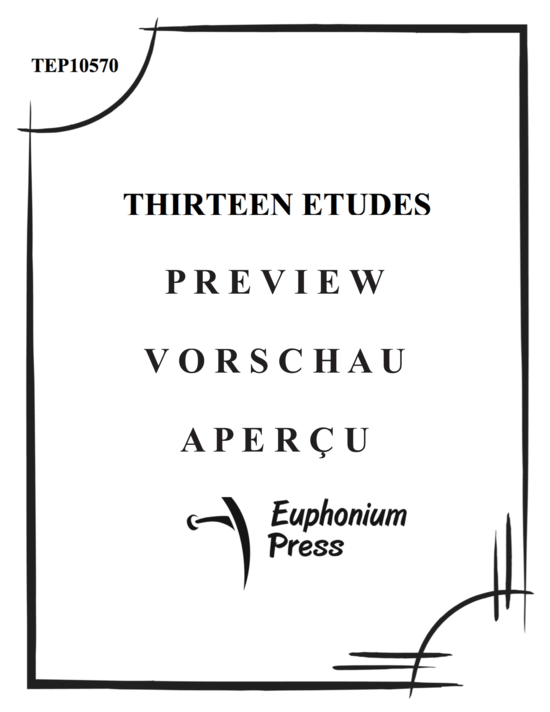 gallery: Thirteen Etudes , , (Tuba Solo)