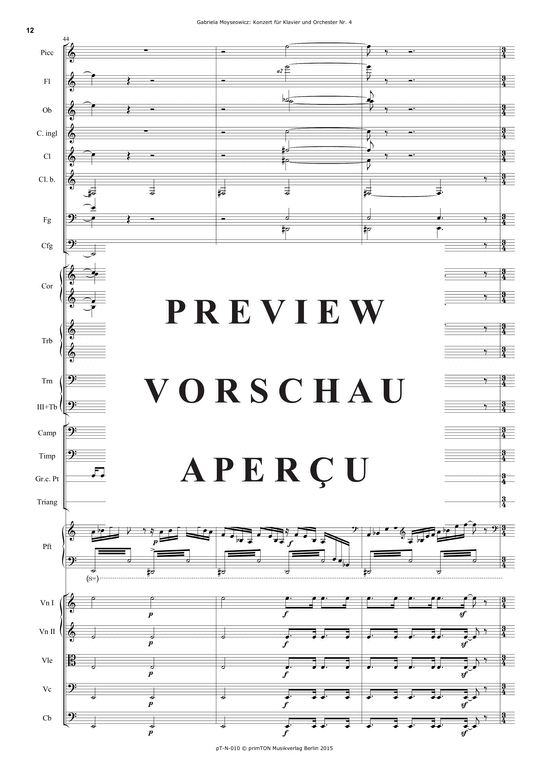 gallery: Konzert für Klavier und Orchester Nr. 4 (2002) , ,  (Orchester + Klavier Solo)