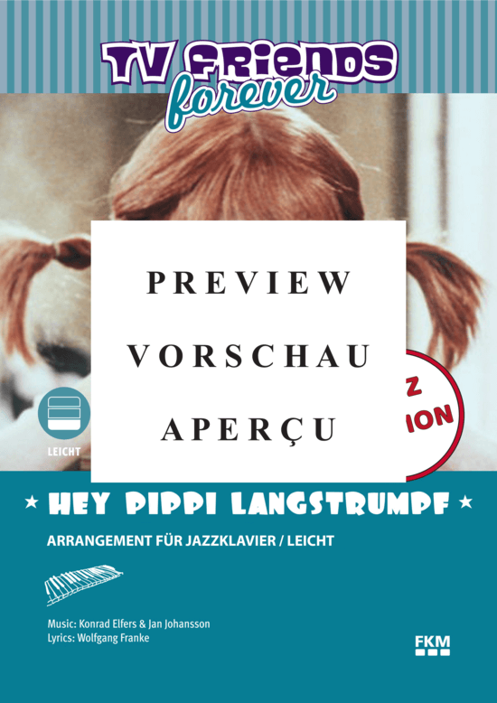 gallery: Hey Pippi Langstrumpf - Arrangiert für Jazzklavier / Leicht , , (Klavier Solo)