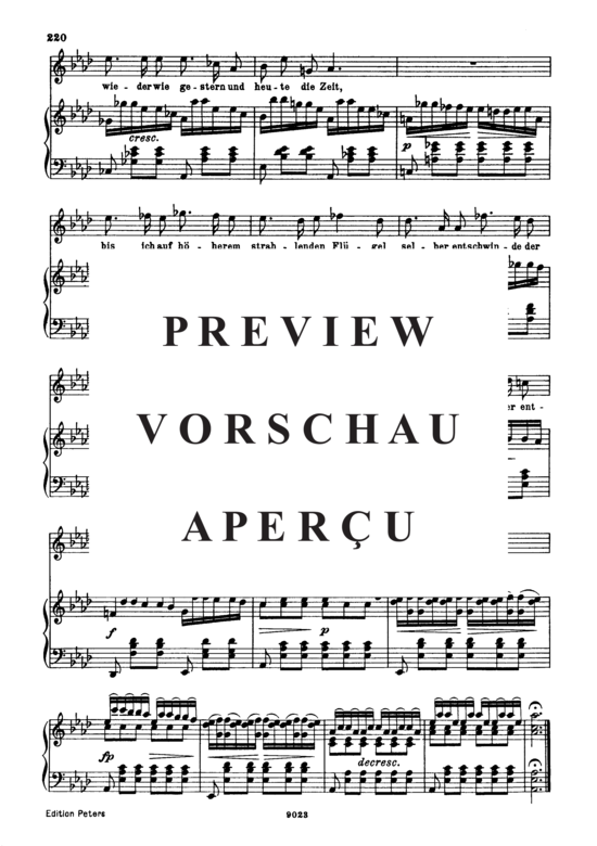 gallery: Auf dem Wasser zu singen D.774 , , (Gesang hoch + Klavier)