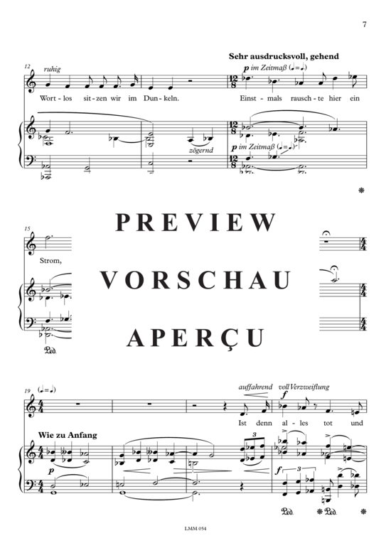 gallery: Acht frühe Lieder (Eight early songs) , ,  (Gesang + Klavier)