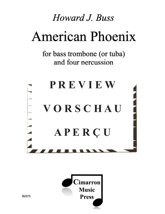 gallery: American Phoenix , , (Tuba/Bassposaune Solo und 4 Schlagzeuger)