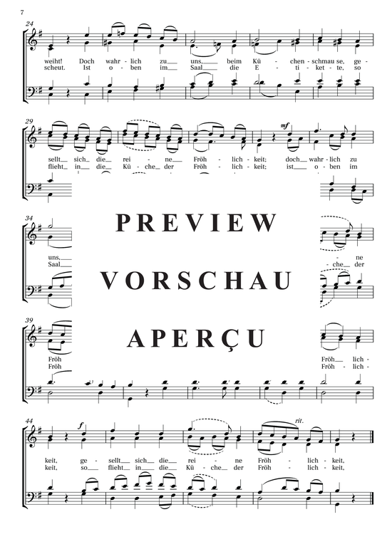 gallery: Fanchon-Lieder - vier Lieder für Gemischten Chor, , 