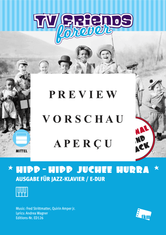 gallery: Hipp - Hipp Juchee Hurra - Arrangiert für Jazzklavier , , (Klavier Solo)