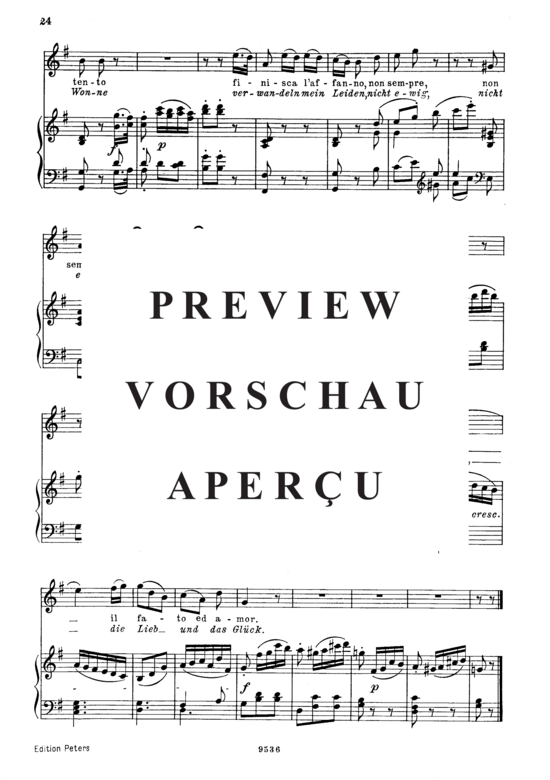 gallery: Un moto di gioja (Schon klopfet mein liebender Busen K.579) , ,  (Gesang hoch + Klavier)