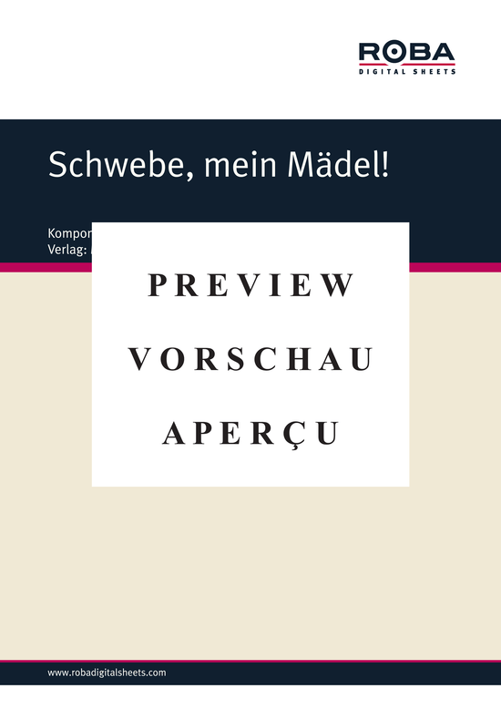 gallery: Schwebe, mein Mädel! , , (Klavier + unterlegter Text)