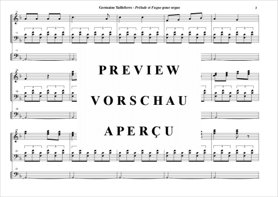 gallery: Prélude et Fugue , , (Orgel Solo)