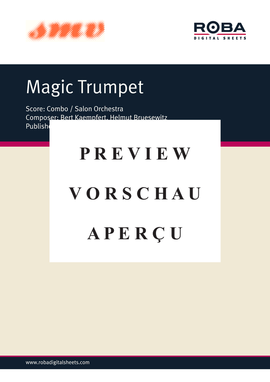 gallery: Magic Trumpet (Trompeta Magica - The Happy Trumpeter) , Kaempfert, Bert,  (Salonorchester)