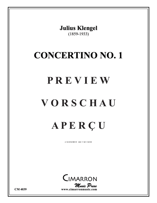 gallery: Concertino No. 1 , , (Posaune/Euphonium + Klavier)