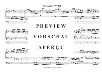 gallery: Passacaglia  c-moll BWV582 , , (Orgel Solo)