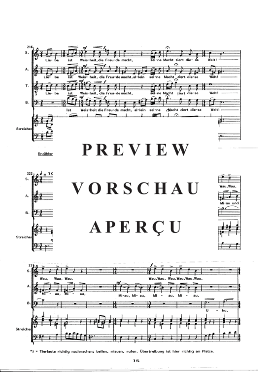 gallery: Die wundersame Mär von Ochs und Esel, Partitur , , (Soli, Gemischter Chor, Instrumente)