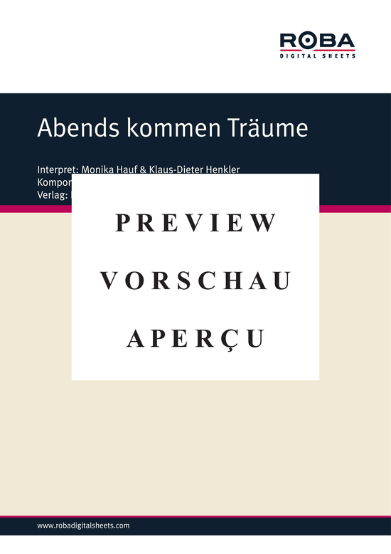 gallery: Abends kommen Träume , Hauff, Monika, (Klavier + Gesang)