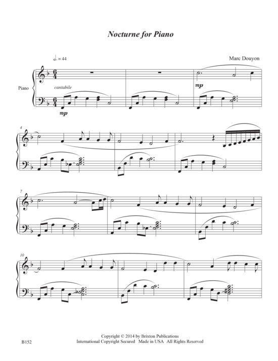 Nocturne for piano 