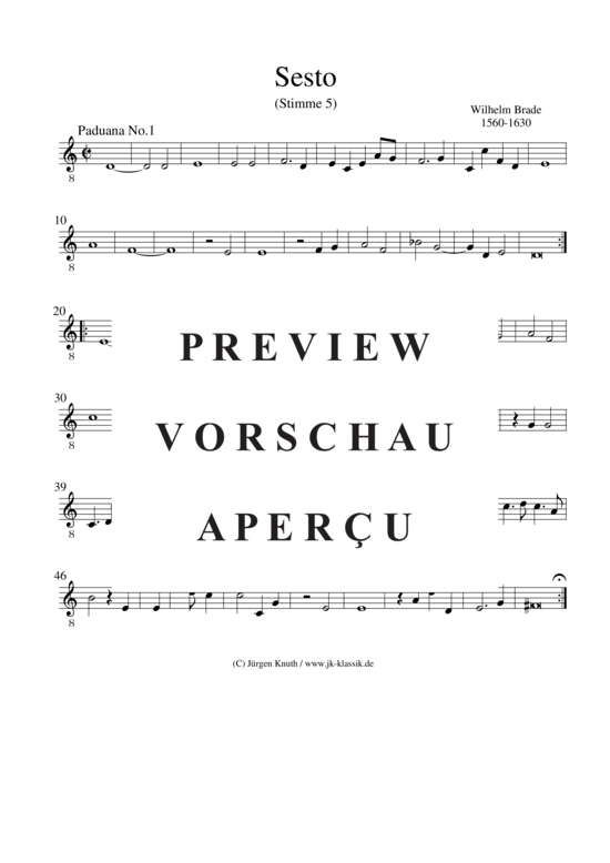 gallery: Paduana No.1 , , (Gemischtes Ensemble für 6 div. Instrumente oder Stimmen)