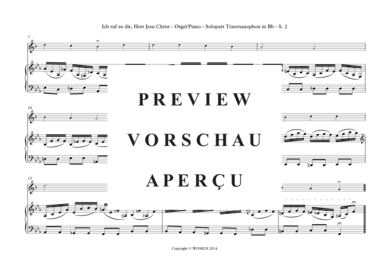 gallery: Ich ruf zu dir Herr Jesu Christ , , (Tenor Saxophon + Orgel)