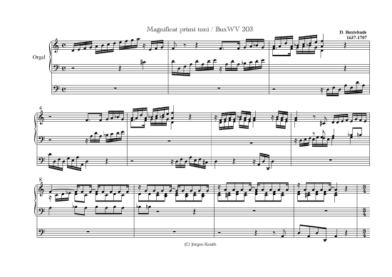 gallery: Magnificat primi toni / BuxWV 203 , , (Orgel Solo)