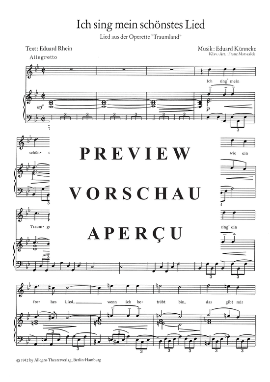 gallery: Ich sing mein schönstes Lied  , , (Klavier + Gesang)