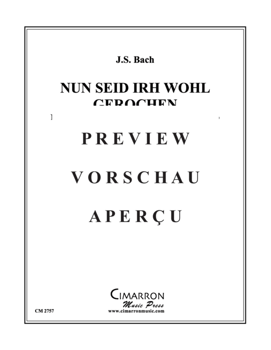 gallery: Nun Seid Ihr Wohl Gerochen , , (Brass Ensemble)