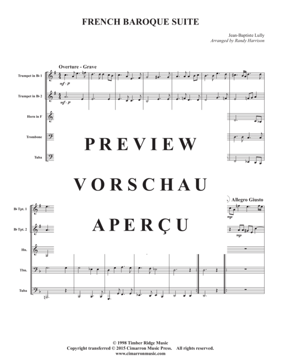 gallery: Französische Barock Suite , , (Blechbläserquintett)