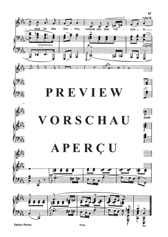 gallery: Hauptmann´s Weib, Op.25 No.19 , , (Gesang tief + Klavier)