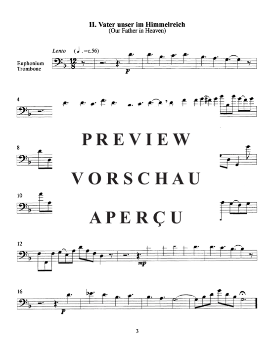 gallery: Drei Choral Preludes , , (Duett für Euphonium/Posaune + Tuba)