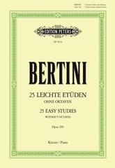 cover: Etüde V (from 25 leichte Etüden ohne Oktaven, Opus 100), Henri Bertini