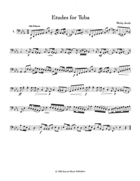 Etudes for Tuba Vol. 1 