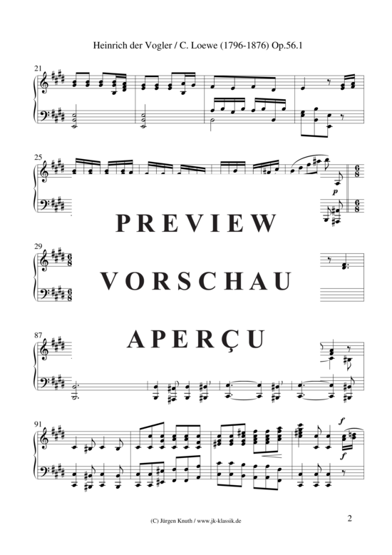 gallery: Heinrich der Vogler Op. 56 Nr. 1 , , (Gesang + Klavier)